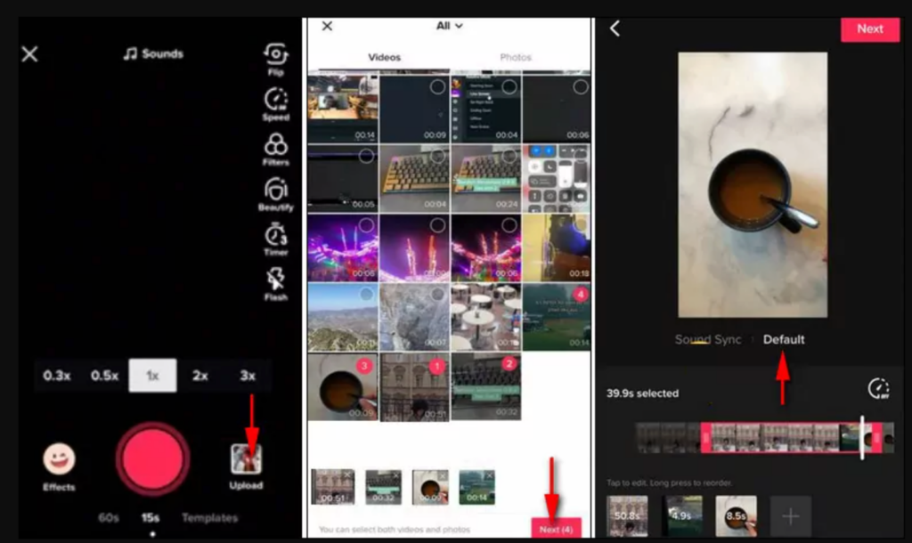 How to Create TikTok with Multiple Videos Using the TikTok App?